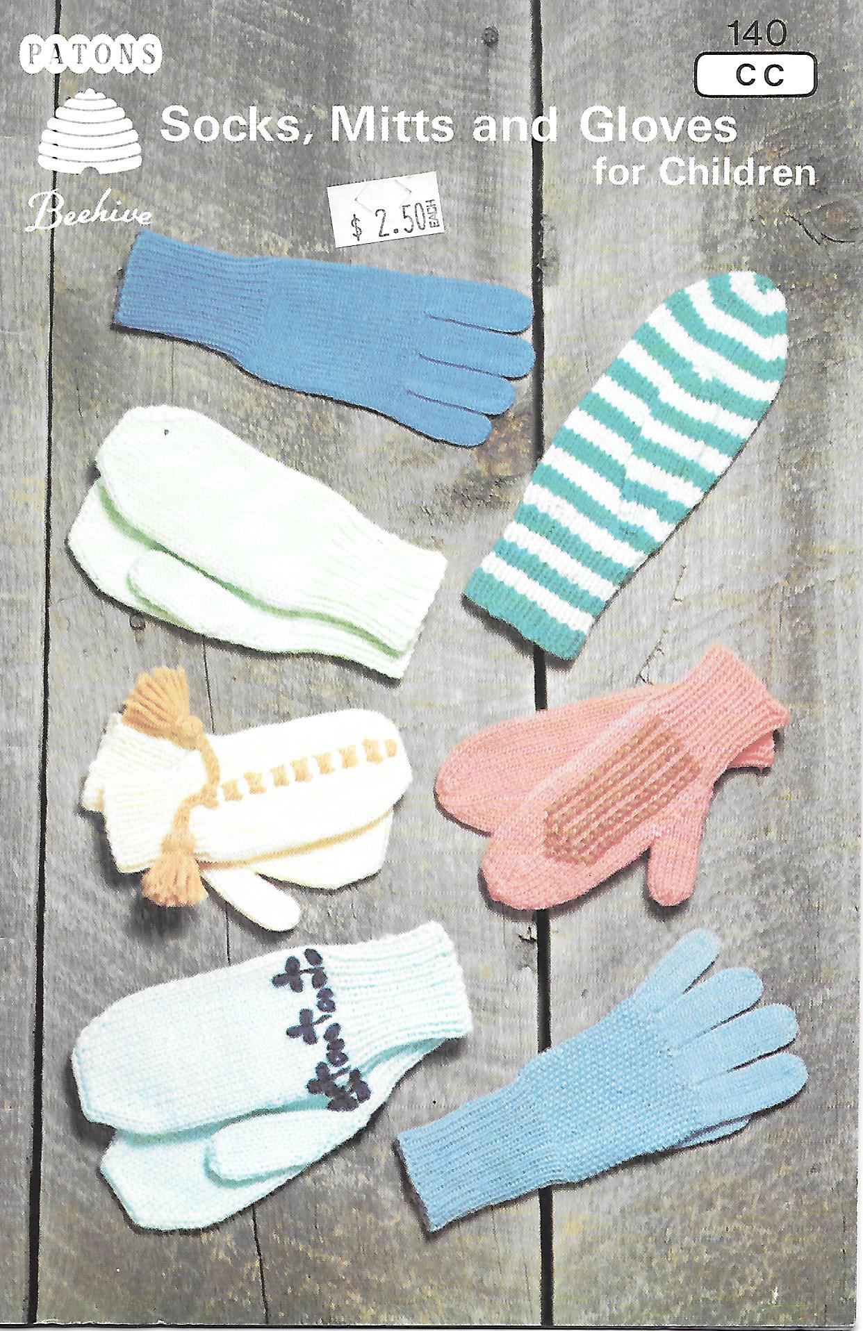 Patons 140 Socks, Mitts, and Gloves for Children